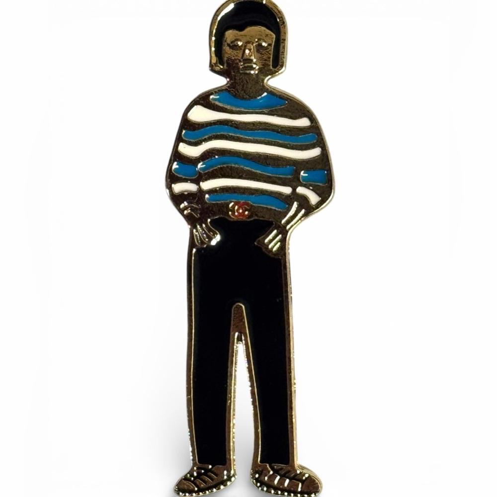 CHANEL 2010 Cruise Venice Bag Boy Cocomark Doll Charm from Keychain 3” 🦄